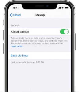 icloud backup